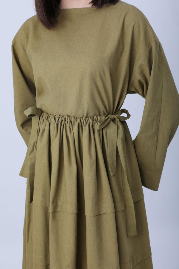 Beli Tünelli Etek Takım Haki - 15