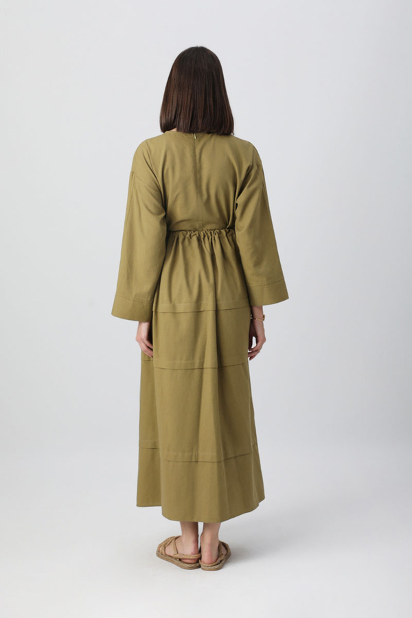 Beli Tünelli Etek Takım Haki - 16