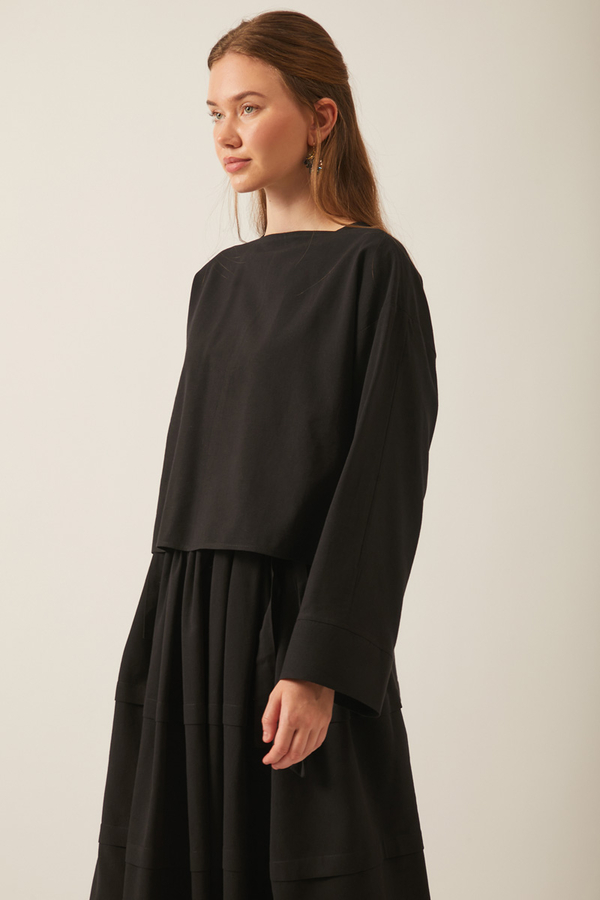 Beli Tünelli Etek Takım Siyah - 5