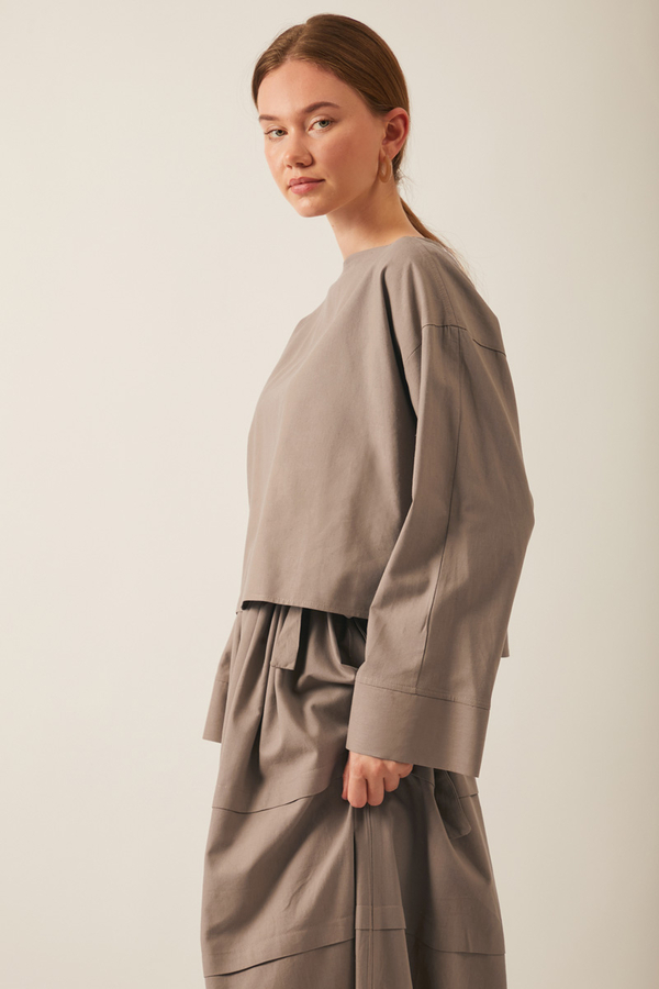 Beli Tünelli Etek Takım Vizon - 5