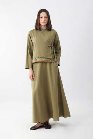 Beyge Etek Takım Haki - 2