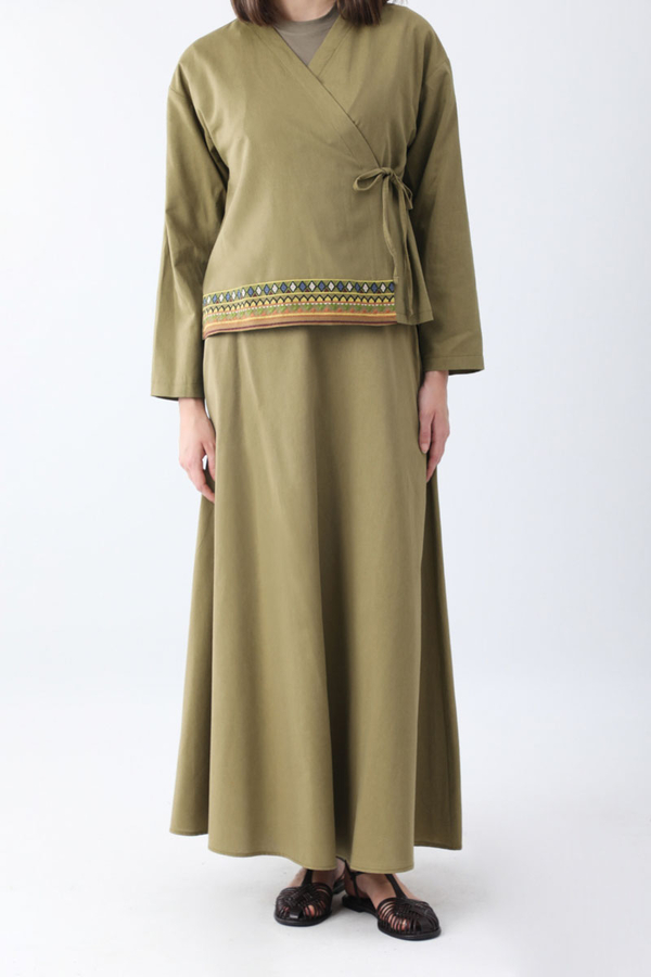 Beyge Etek Takım Haki - 3