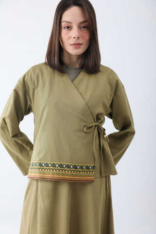 Beyge Etek Takım Haki - 4