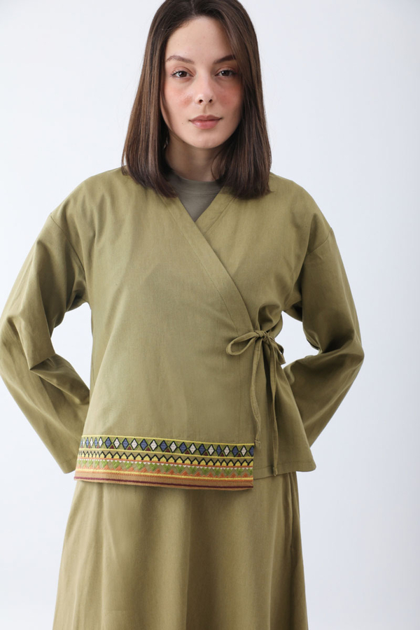 Beyge Etek Takım Haki - 4