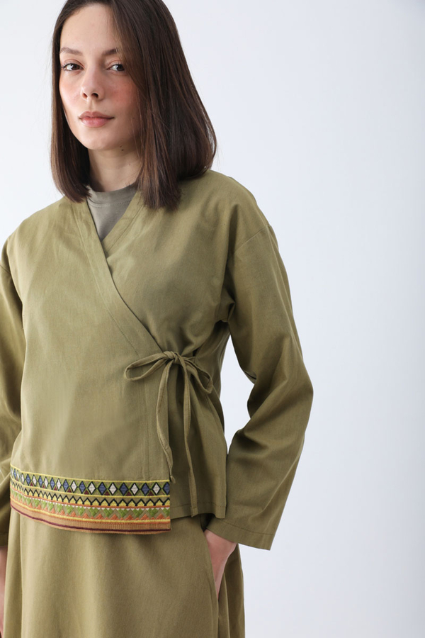 Beyge Etek Takım Haki - 7