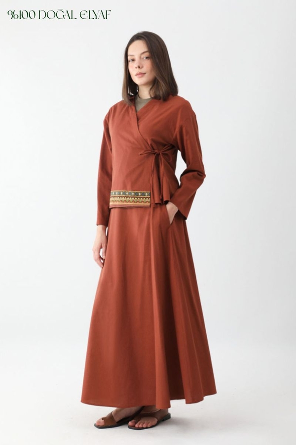 Beyge Etek Takım Kiremit 