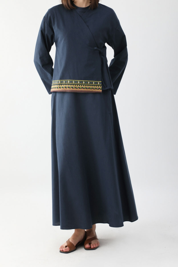 Beyge Etek Takım Lacivert - 3