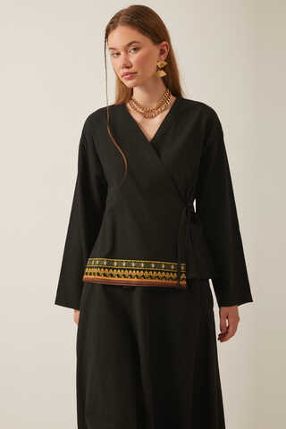 Beyge Etek Takım Siyah - 3