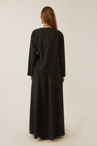 Beyge Etek Takım Siyah - 7