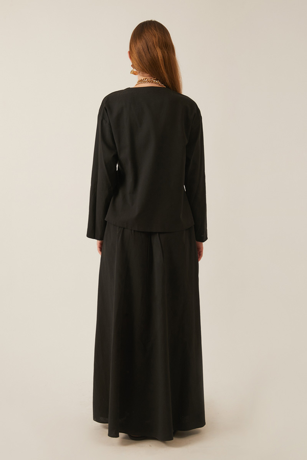 Beyge Etek Takım Siyah - 7