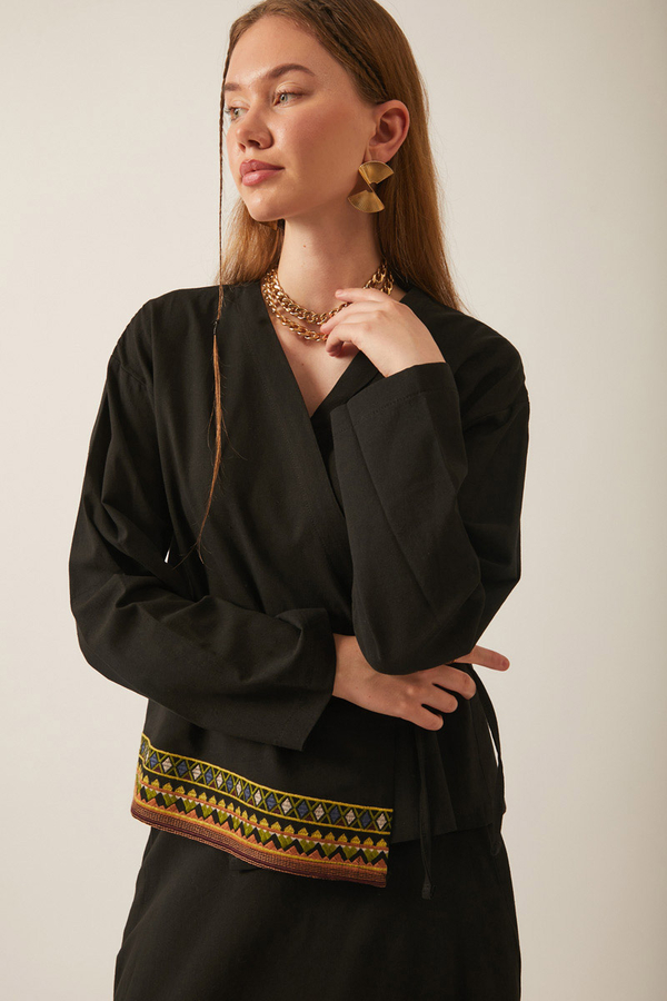 Beyge Etek Takım Siyah - 6