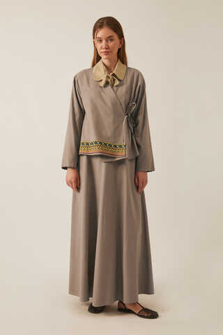 Beyge Etek Takım Vizon - 1