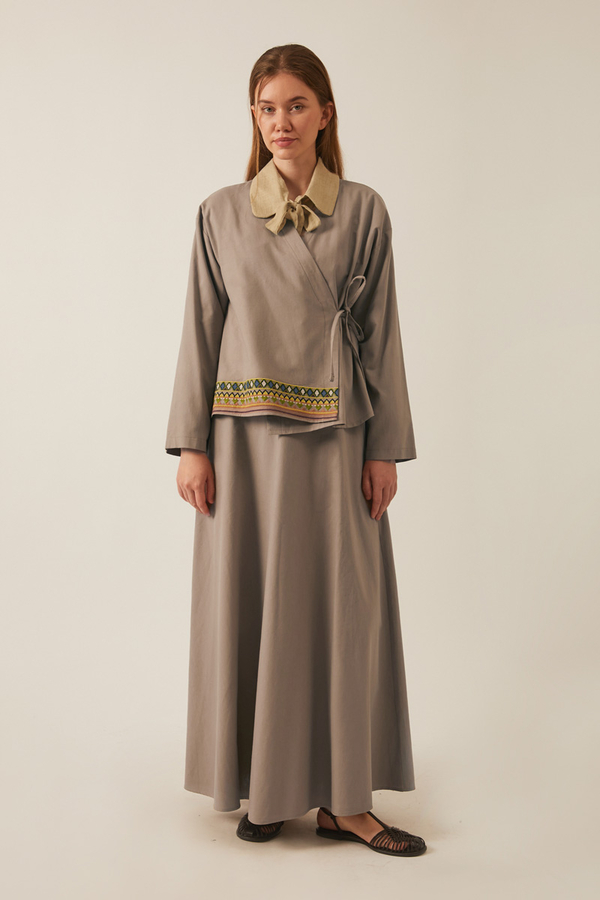 Beyge Etek Takım Vizon - 1