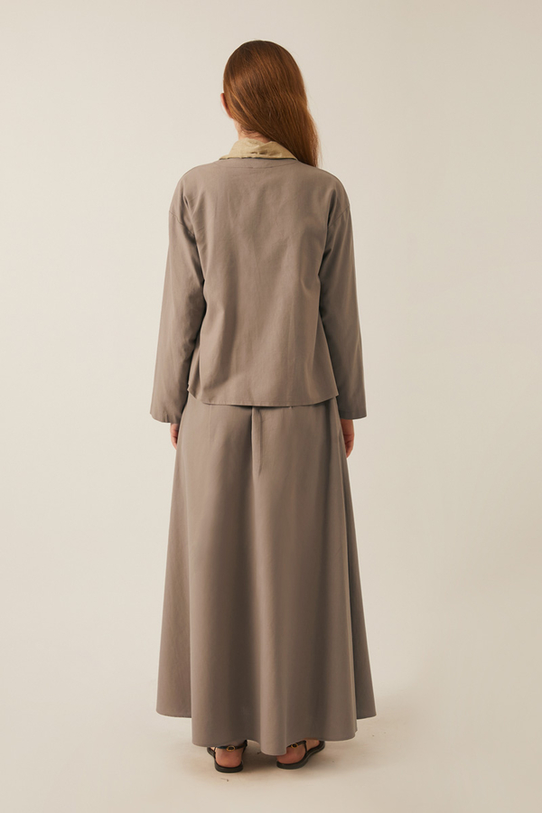 Beyge Etek Takım Vizon - 5