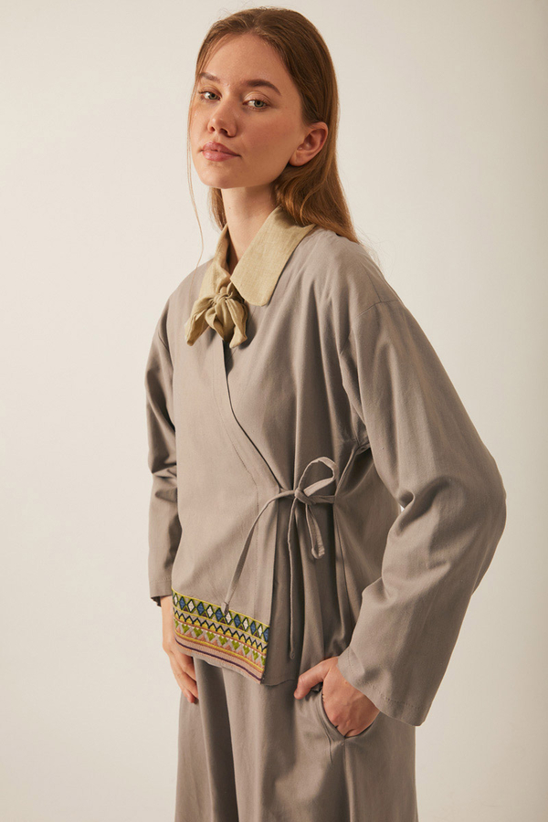 Beyge Etek Takım Vizon - 7