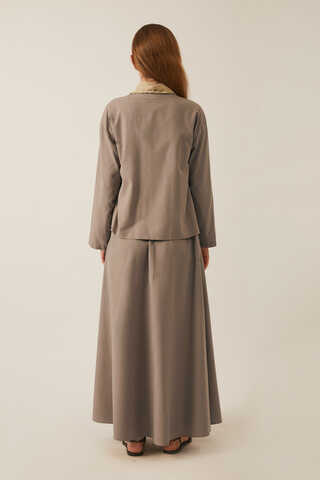 Beyge Etek Takım Vizon - 5