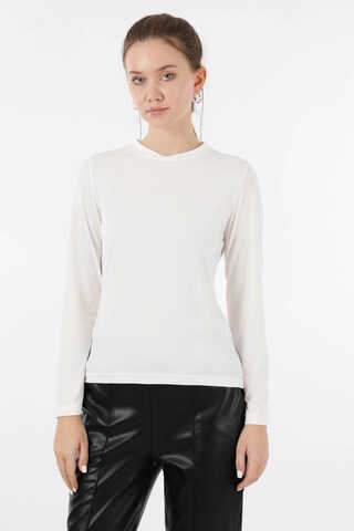 Bisiklet Yaka Body Ekru - 4