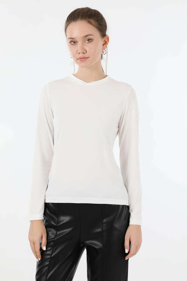 Bisiklet Yaka Body Ekru - 4