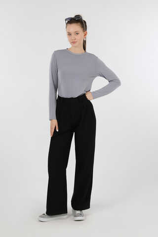 Bisiklet Yaka Body Gri - 1