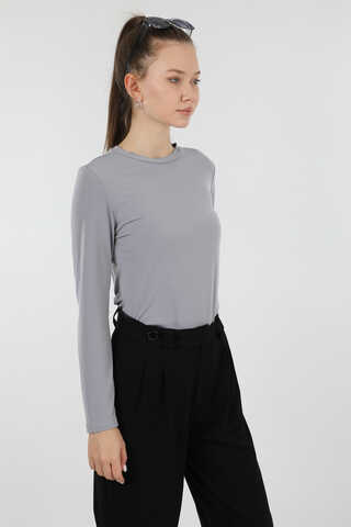 Bisiklet Yaka Body Gri - 4