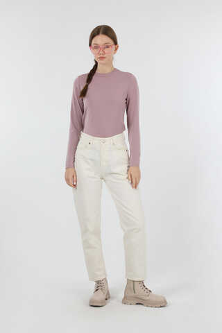 Bisiklet Yaka Body Gül Kurusu - 2