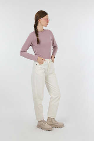 Bisiklet Yaka Body Gül Kurusu - 4