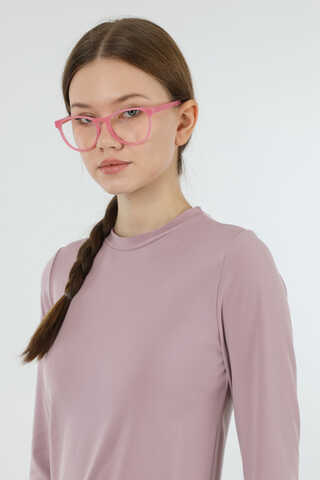 Bisiklet Yaka Body Gül Kurusu - 5