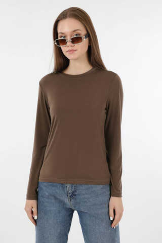 Bisiklet Yaka Body Kahve - 1