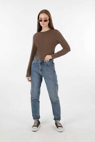 Bisiklet Yaka Body Kahve - 2