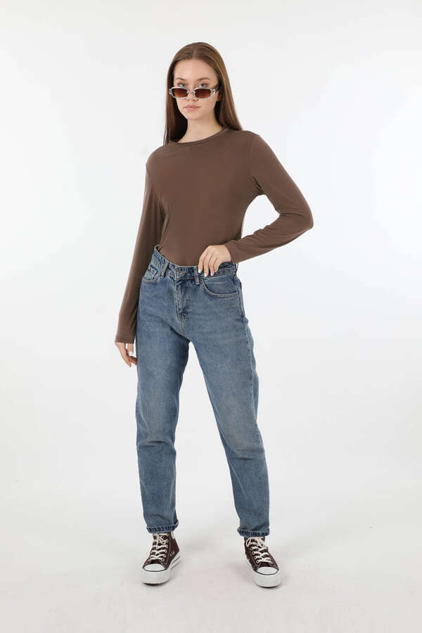 Bisiklet Yaka Body Kahve - 2