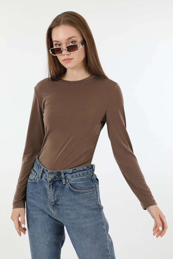 Bisiklet Yaka Body Kahve - 3