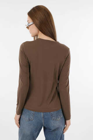 Bisiklet Yaka Body Kahve - 6