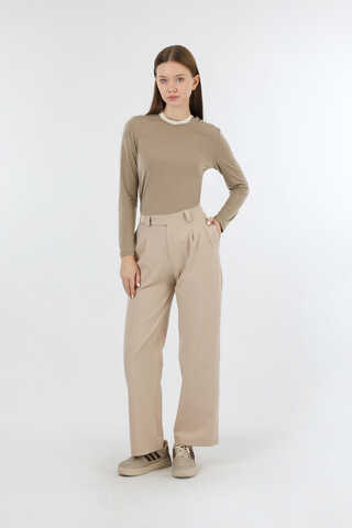 Bisiklet Yaka Body Koyu Taş - 1