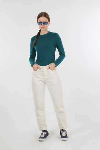 Bisiklet Yaka Body Petrol - 2