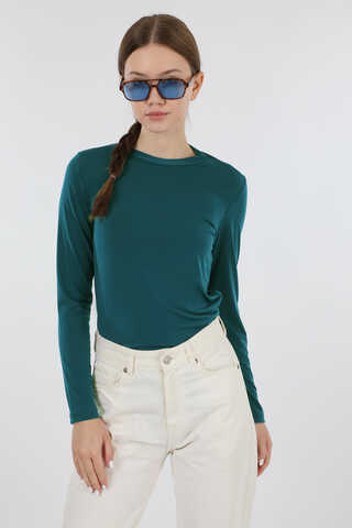 Bisiklet Yaka Body Petrol - 1