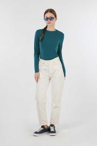 Bisiklet Yaka Body Petrol - 4