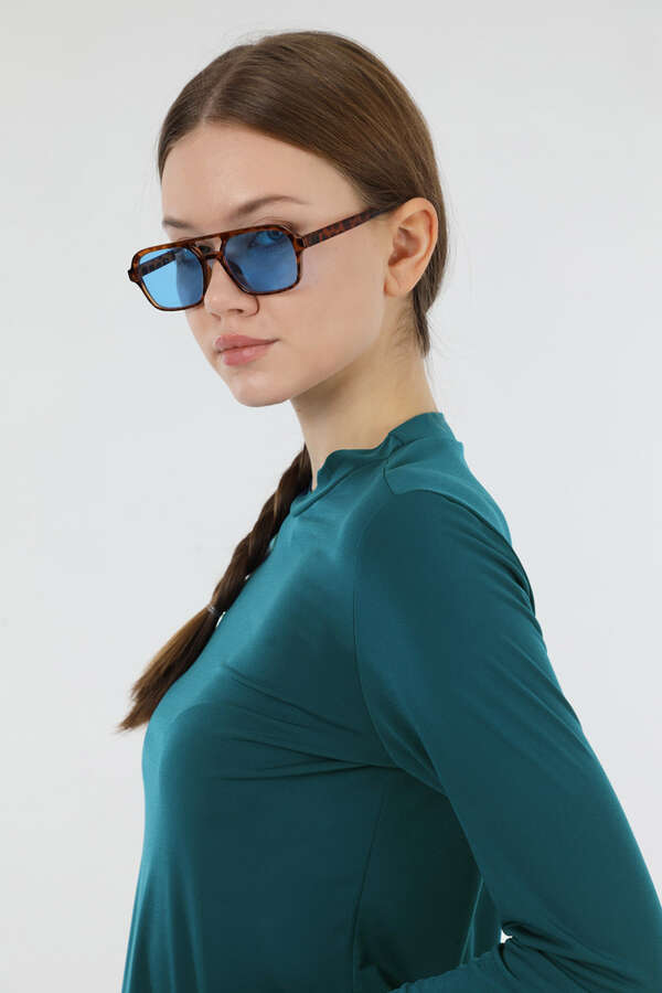 Bisiklet Yaka Body Petrol - 5