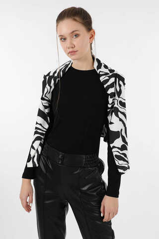 Bisiklet Yaka Body Siyah - 1