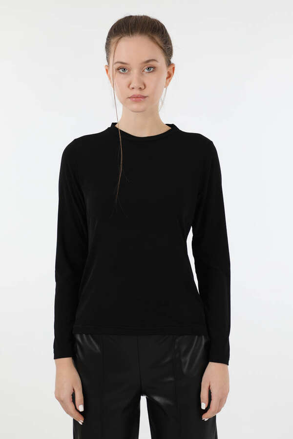 Bisiklet Yaka Body Siyah - 3