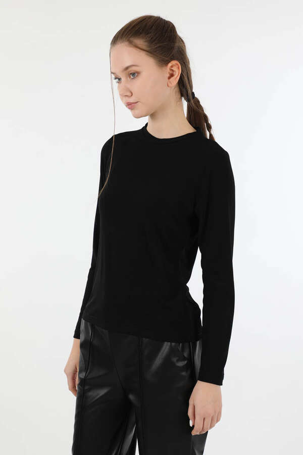 Bisiklet Yaka Body Siyah - 5