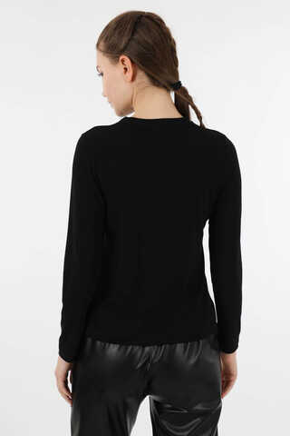 Bisiklet Yaka Body Siyah - 6