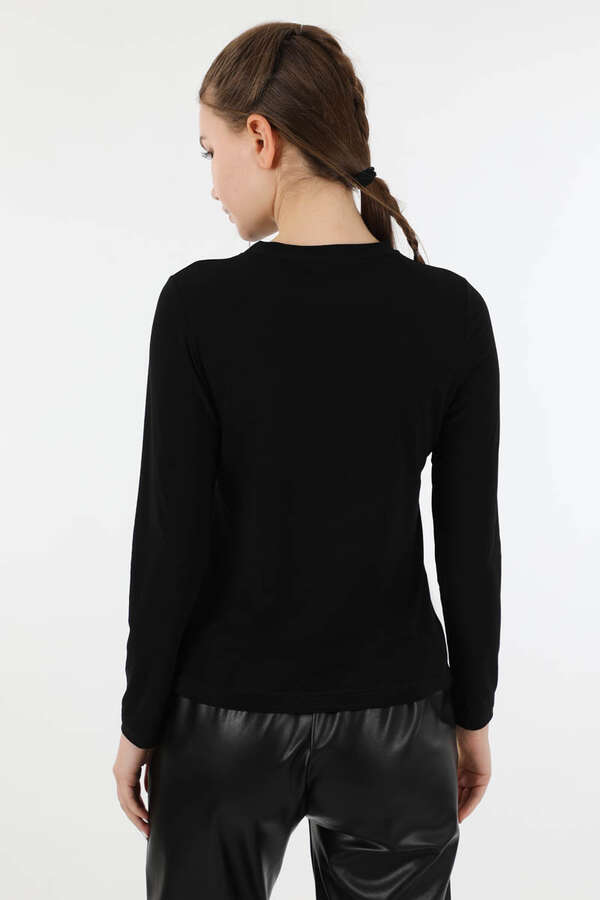 Bisiklet Yaka Body Siyah - 6