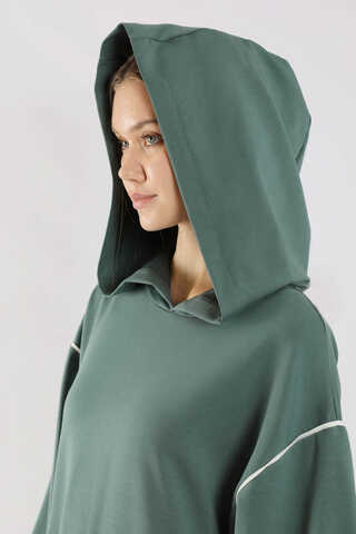 Biye Detaylı Elbise Mint - 4