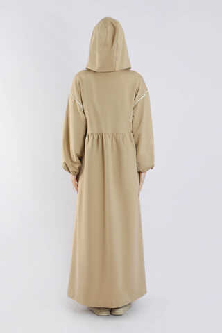 Biye Detaylı Elbise Taş - 6