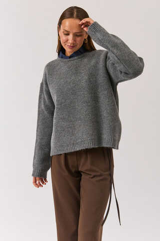 Biyeli Oversize Kazak Antrasit - 12