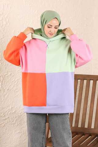 Blocky Color Sweat Mint - 4