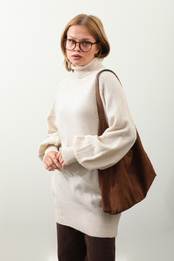 Boğazlı Tunik Kazak Taş - 7