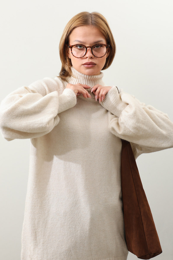 Boğazlı Tunik Kazak Taş - 8