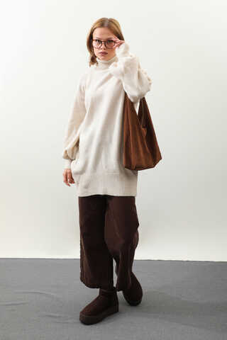 Boğazlı Tunik Kazak Taş - 2