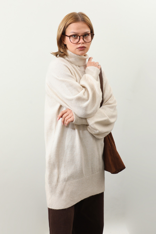 Boğazlı Tunik Kazak Taş - 4